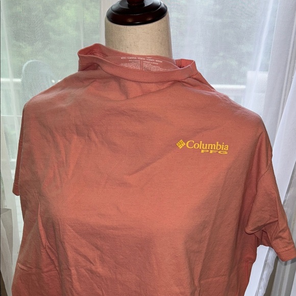 Columbia PFG Men's Coral Graphic Tee Size Large - Picture 4 of 5